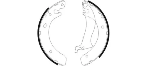 Textar Rear Brake Shoe Set For Land Rover Freelander