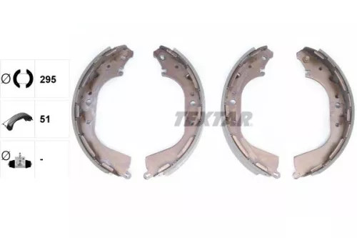 TEXTAR TEXTAR 91056200 Textar Rear Brake Shoe Set For Infiniti Nissan Nissan (Zhengzhou) Navara Navara  