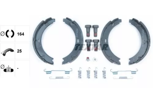 TEXTAR TEXTAR 91057200 Brake Shoe Set, parking brake 