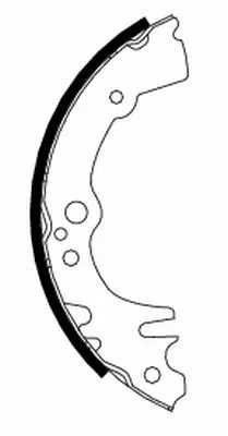 Textar Rear Brake Shoe Set For Daihatsu Cuore Move Opti