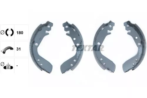 TEXTAR TEXTAR 91060400 Textar Rear Brake Shoe Set For Honda City Jazz 