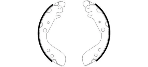 Textar Rear Brake Shoe Set For Honda City Jazz