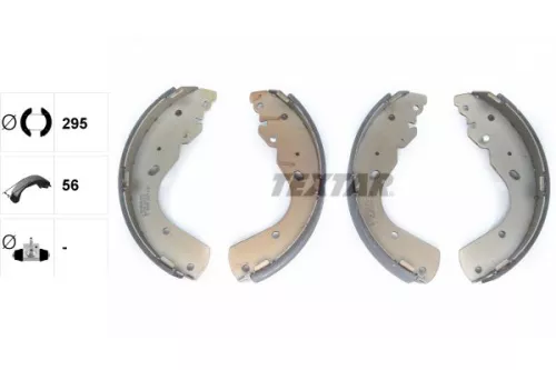 TEXTAR TEXTAR 91063700 Textar Rear Brake Shoe Set For Ford Ford Asia & Oceania Ford Australia Ford Usa  