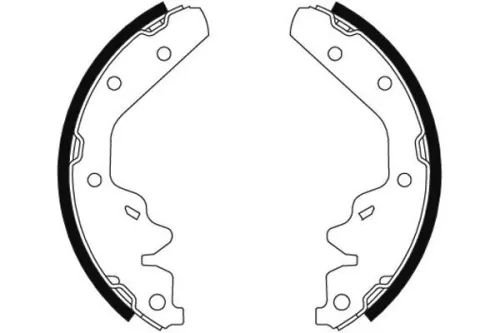 Textar Rear Brake Shoe Set For Chrysler Dodge Plymouth Es Le Baron Neon Sebring 