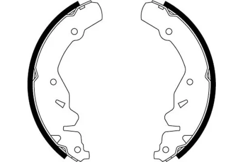 Textar Rear Brake Shoe Set For Chrysler Le Baron New Yorker Pt Cruiser