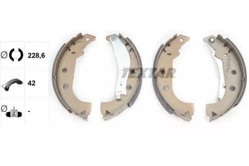 TEXTAR TEXTAR 91064700 Textar Rear Brake Shoe Set For Fiat Fiorino Palio Strada 
