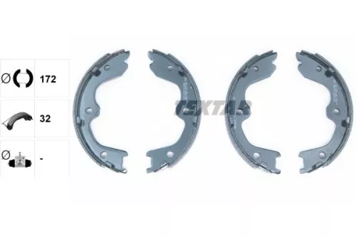 TEXTAR TEXTAR 91065900 Brake Shoe Set, parking brake 