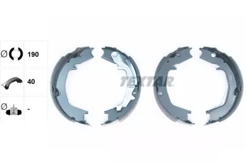 TEXTAR TEXTAR 91066400 Brake Shoe Set, parking brake 