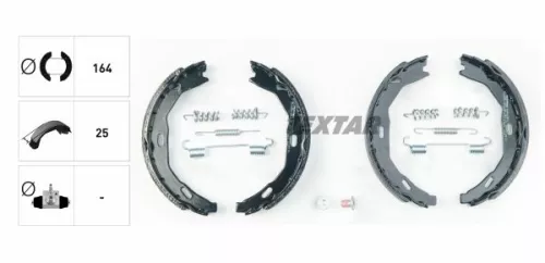 TEXTAR TEXTAR 91066900 Brake Shoe Set, parking brake 
