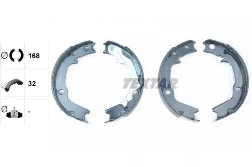 TEXTAR TEXTAR 91070300 Brake Shoe Set, parking brake 