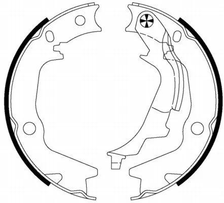 Brake Shoe Set, parking brake