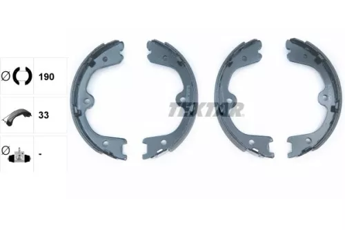 TEXTAR TEXTAR 91073200 Brake Shoe Set, parking brake 