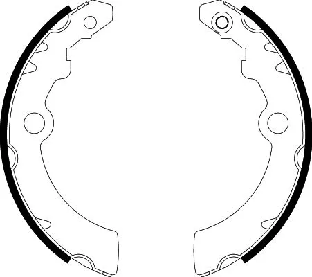 Textar Rear Brake Shoe Set For Maruti Suzuki Nissan Suzuki A-star Alto Pixo
