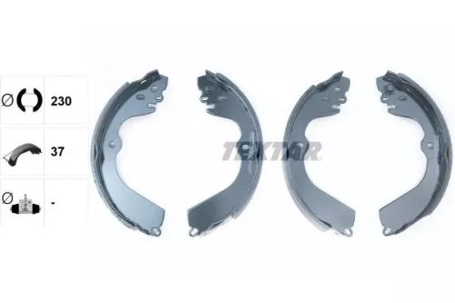 TEXTAR TEXTAR 91078400 Textar Rear Brake Shoe Set For Chevrolet Mitsubishi Nissan Nissan (Zhengzhou) Ci 