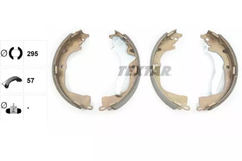 Textar Rear Brake Shoe Set For Vw Amarok