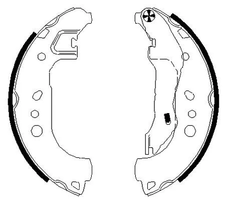 Textar Rear Brake Shoe Set For Seat Skoda Rapid Roomster Toledo