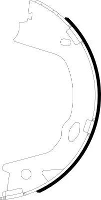 Brake Shoe Set, parking brake
