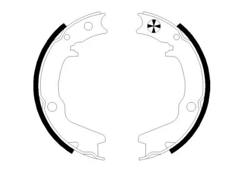 Brake Shoe Set, parking brake