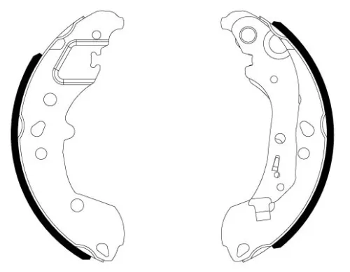 Textar Rear Brake Shoe Set For Seat Vw Arona Ibiza Polo