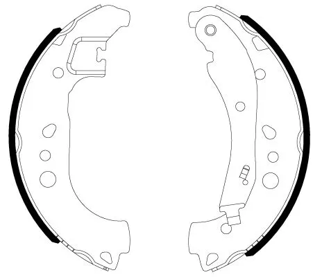 Textar Rear Brake Shoe Set For Audi Seat Skoda Skoda (Svw) Vw A1 A1 Allstreet A1