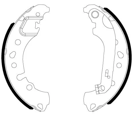 Textar Rear Brake Shoe Set For Ford Fiesta