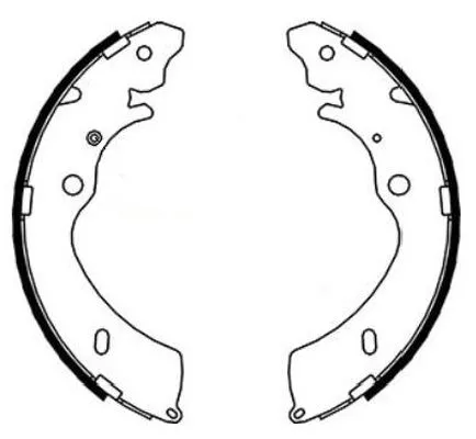 Textar Rear Brake Shoe Set For Isuzu D-max Kb