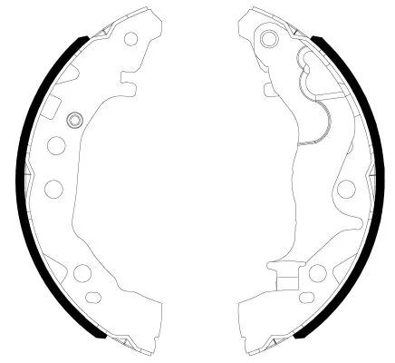 Textar Rear Brake Shoe Set For Maruti Suzuki Suzuki Celerio