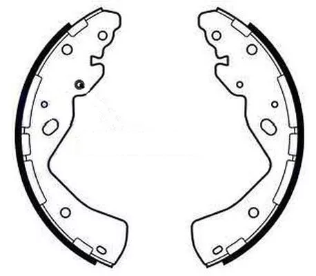 Textar Rear Brake Shoe Set For Ford Ford Asia & Oceania Ford Australia Ford Usa 