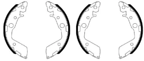 Textar Rear Brake Shoe Set For Honda City