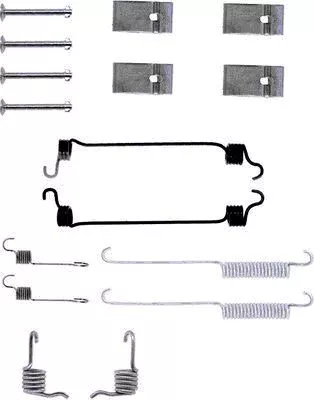 Accessory Kit, brake shoes