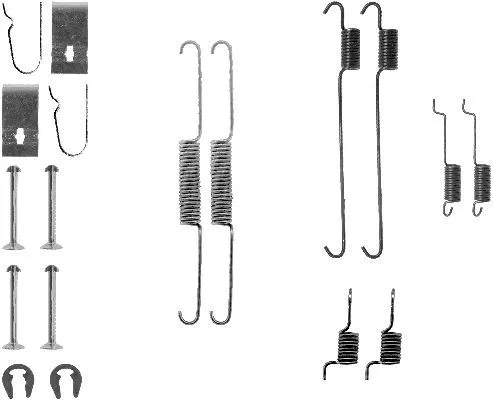 Accessory Kit, brake shoes