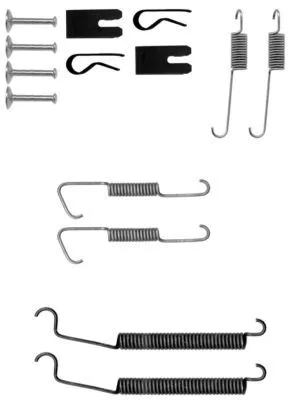 Accessory Kit, brake shoes