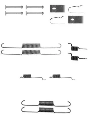 Accessory Kit, brake shoes