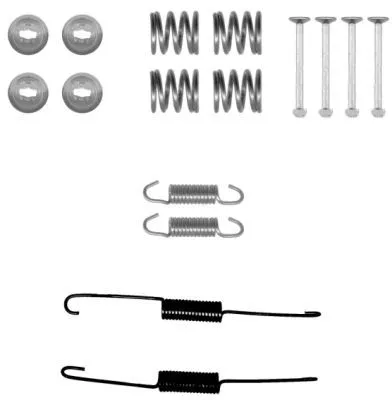 Accessory Kit, brake shoes