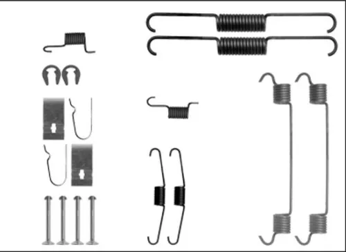 Accessory Kit, brake shoes