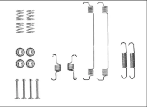 Accessory Kit, brake shoes