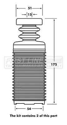 Front Shock Absorber Dust Cover Kit For Nissan Almera Almera Tino Primera