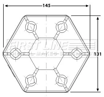 Joint Propshaft Fits Ford Escort Granada