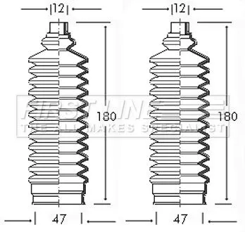 Front Left Or Right Steering Rack Boot Fits Alfa Romeo Honda Land Rover 75 90 Di