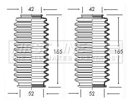 Front Left Or Right Steering Rack Boot Fits Opel Vauxhall Ascona Astra Astramax 
