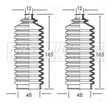 Front Left Or Right Steering Rack Boot Fits Rover Triumph 2000-3500 Tr 7