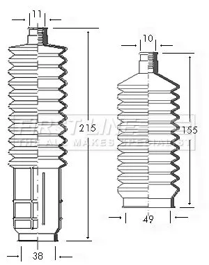 Front Left Or Right Steering Rack Boot Fits Citroën Fiat Talbot C25 Ducato Expre