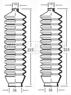 Front Left Or Right Steering Rack Boot Fits Ford Renault 12 15 16 17 Escort Fies