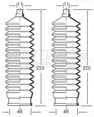 Front Left Or Right Steering Rack Boot Fits Ford Rover 800 Escort P 100 Scorpio 