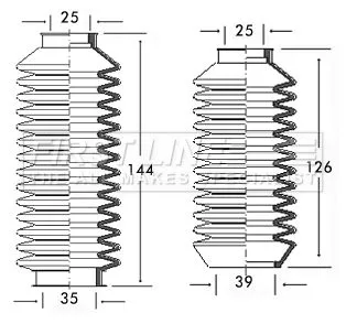 Front Left Or Right Steering Rack Boot Fits Vw Golf Jetta Scirocco