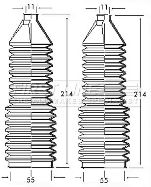Front Left Or Right Steering Rack Boot Fits Alfa Romeo Fiat Lancia 145 146 155 B