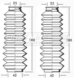 Front Left Or Right Steering Rack Boot Fits Vw Transporter