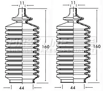 Front Left Or Right Steering Rack Boot Fits Hyundai Pony