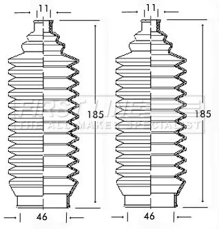 Front Left Or Right Steering Rack Boot Fits Mitsubishi Proton Colt Galant Lancer