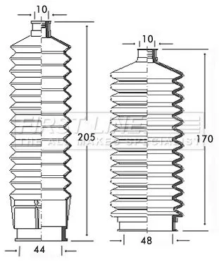 Front Left Or Right Steering Rack Boot Fits Alfa Romeo Fiat Lancia 131 132 159 1